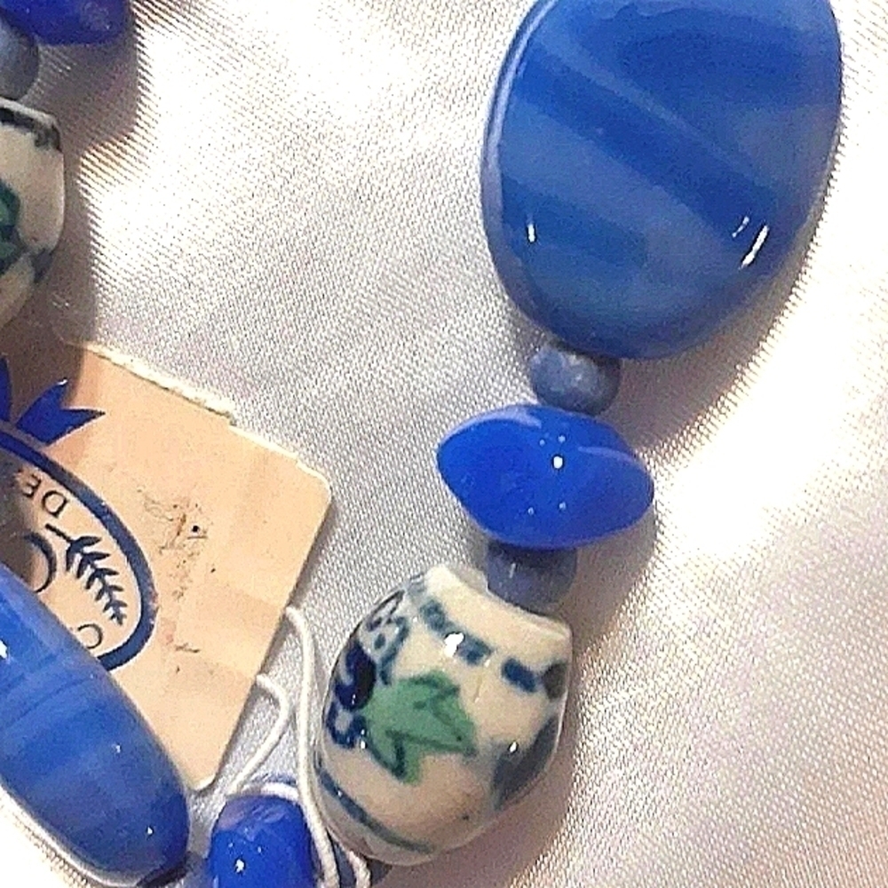 NWT: Original DESIGNER Bracelet of BLUES by Catherine Stein - Picture 3 of 6